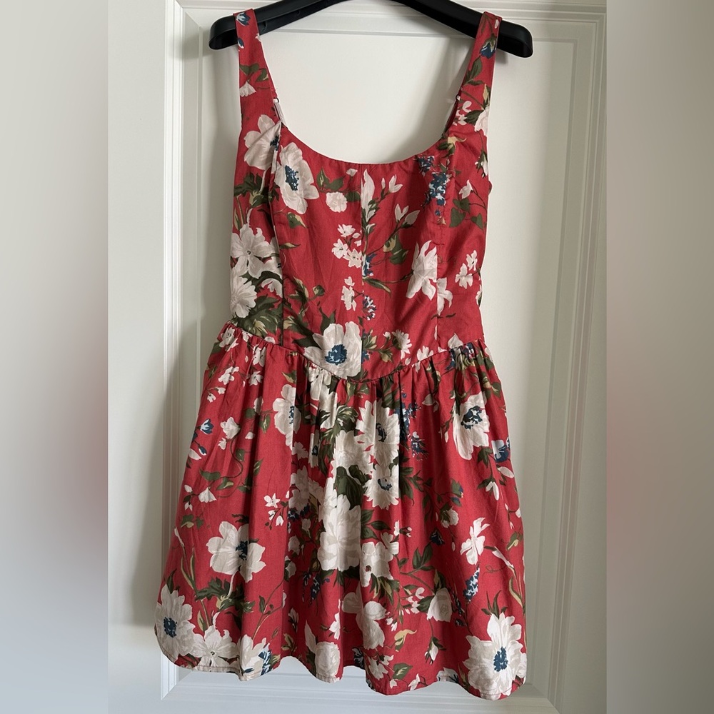 Abercrombie & Fitch Floral Mini Dress with Built-In Shorts